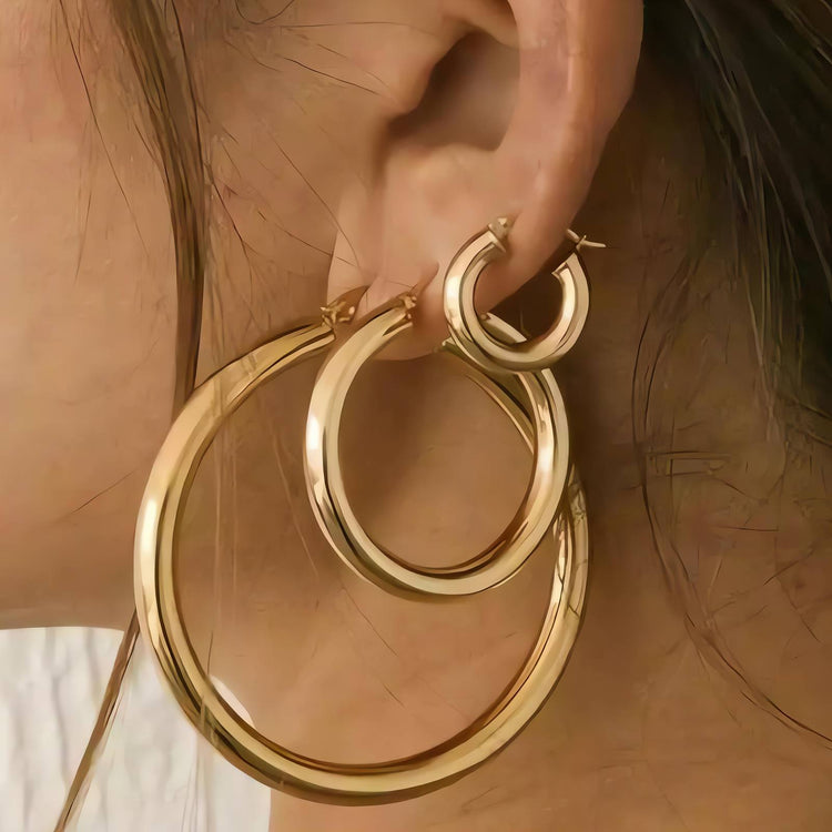 18K Gold plated earrings - Jazzy Jewelry